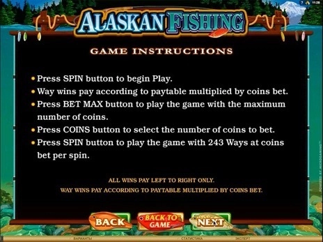 casino screen of symbols