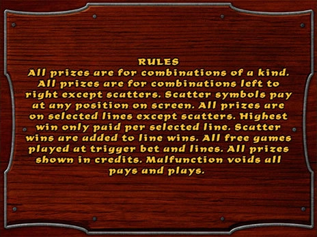 casino screen of symbols