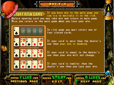 casino screen of symbols