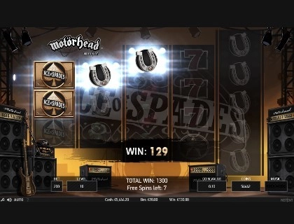 casino screen of symbols