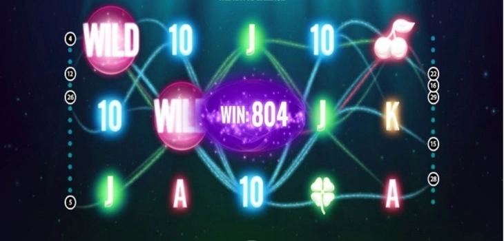casino screen of symbols