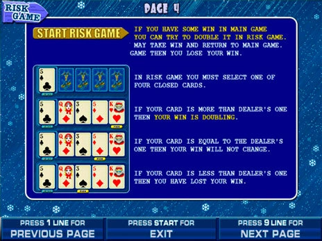casino screen of symbols
