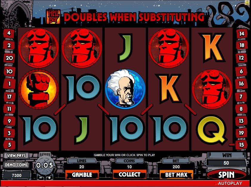 Игровой автомат Hellboy