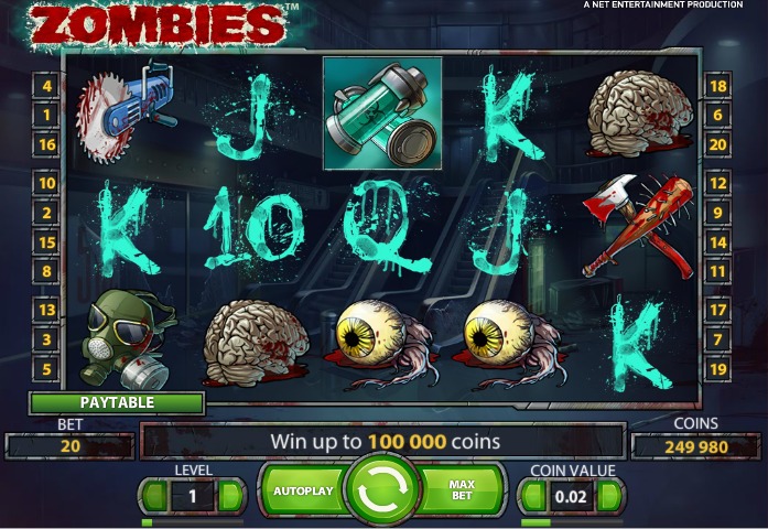 Игровой автомат Zombies
